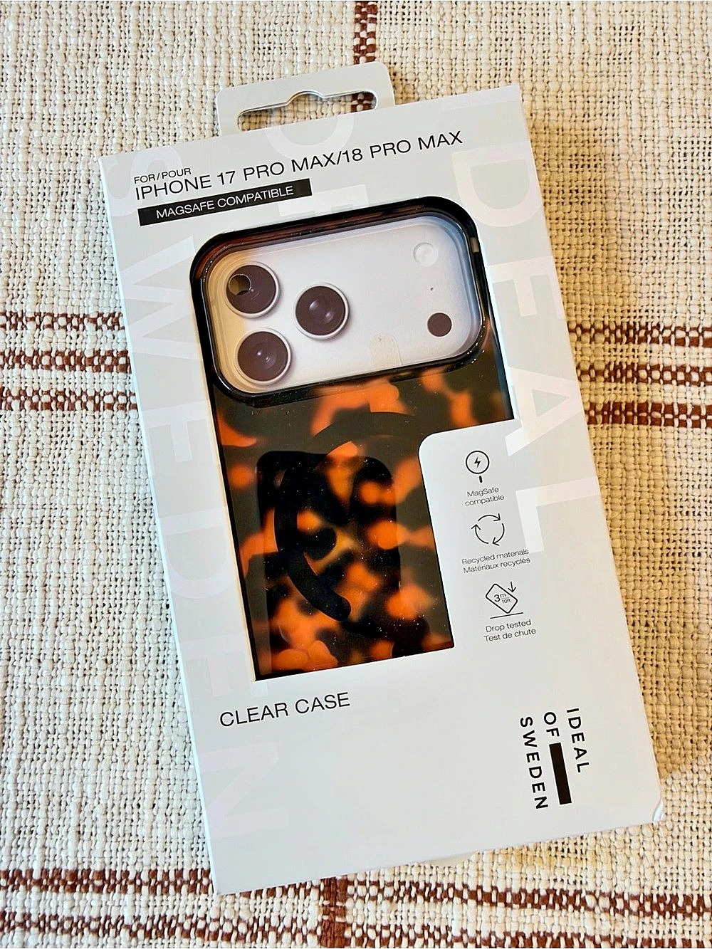 Ideal of Sweden Tortoise MagSafe Case - iPhone 17 Pro Max/18 Pro Max